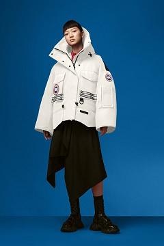 Chamarras Canada Goose Mujer Mexico - Snow Mantra Abrigos Blancos UE0167438